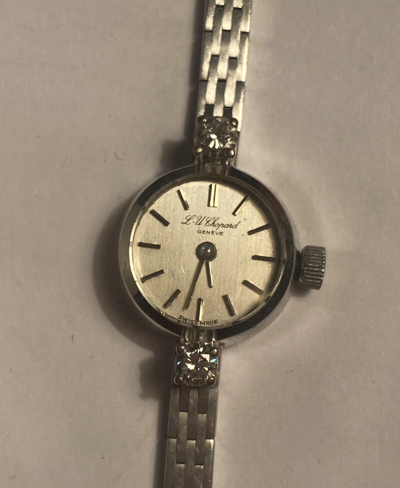 Chopard — Chopard Ladies' Watch 750/Gold 2x Brilliant on 750/Gold Strap