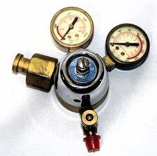 UNIWELD Compressed GAS REGULATOR 125X GOOD CONDITION not tested