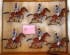 Reamsa Napoleonic French Cuirassiers in Tricorns - 6 painted gloss finish