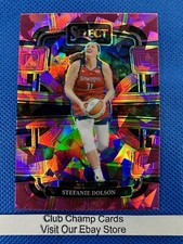 2024 #9 Stephanie Dolson Panini Select WNBA Concourse Pink Ice Prizm Mystics
