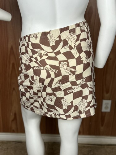 Looney Tunes Women's Mini Skirt Brown Size XXL - Picture 5 of 5