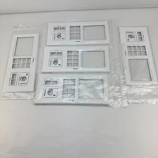 Lot of 5 Extron MLM 100 AAP Magnetic Faceplate 2 Gang Medialink Button Panel