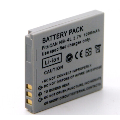 Battery For NB-4L Canon IXY 210F IXY 400F IXY 410F IXY 600F IXY