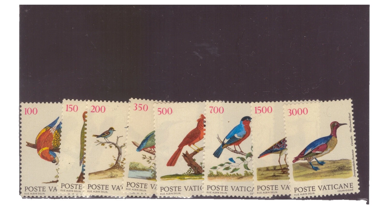 Aves Sellos del Vaticano