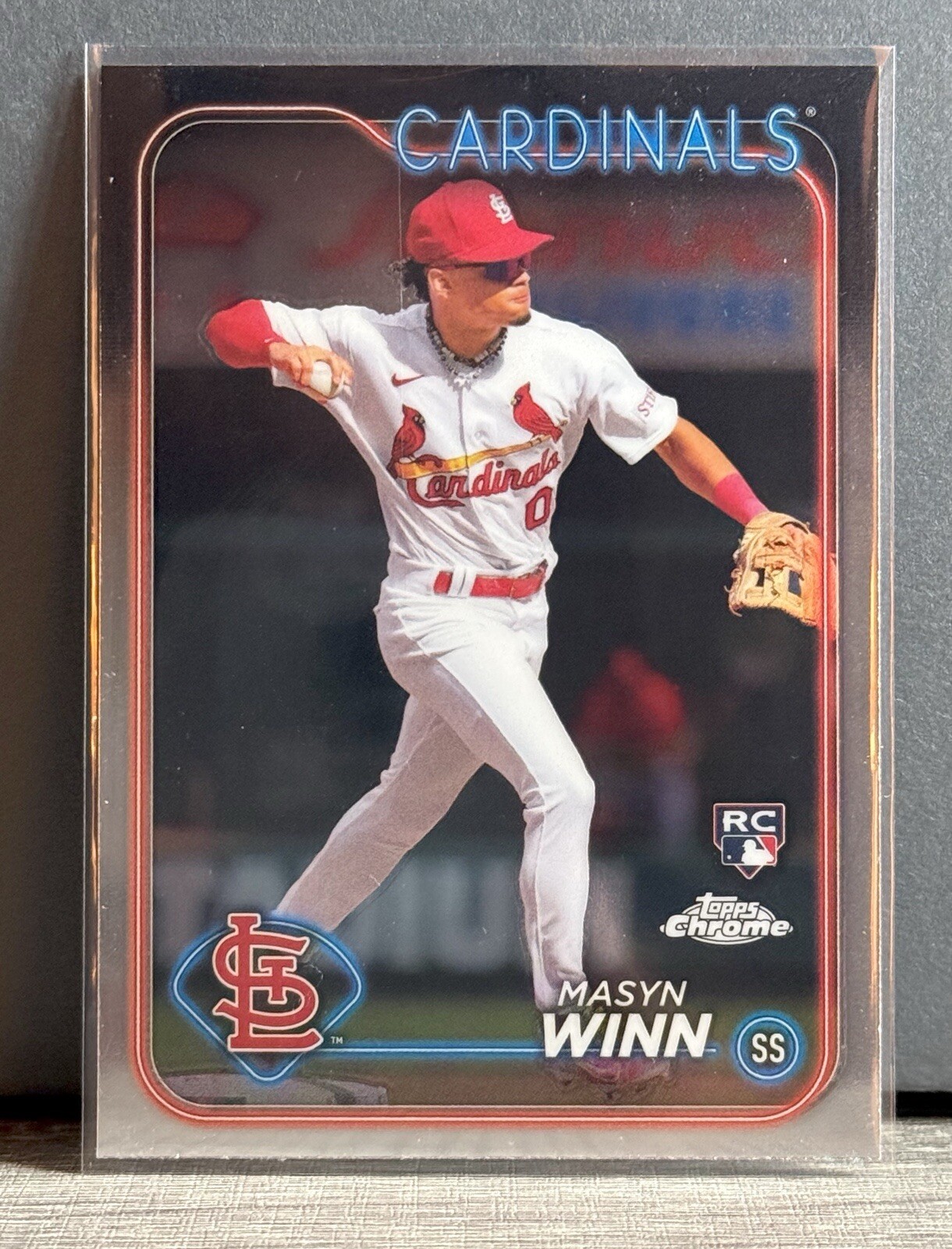 Masyn Winn 2024 Topps Chrome Base Rookie Card No. 189