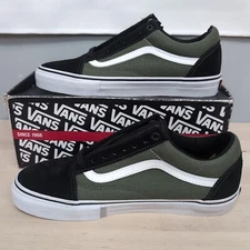 New/Dead Stock VANS Old Skool Pro '92 Pro Classics VN00K17JA Black/Olive