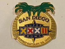 Green Bay Packers Super Bowl XXXII Game Pin 01/25/98 January 25, 1998 Palm Trees