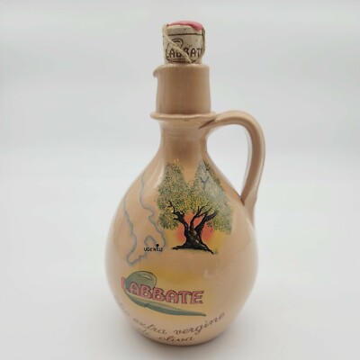 Labbate Olio Extra Vergine di Oliva Made in Italy 8'' Olive Oil Jar Bottle 