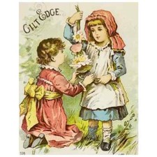 Whittemore Bros & Co Gilt Edge Gloss Shoe Dressing Victorian Trade Card 893