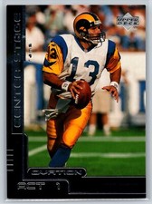 2000 Upper Deck Ovation Kurt Warner Center Stage Insert St. Louis Rams #CS3