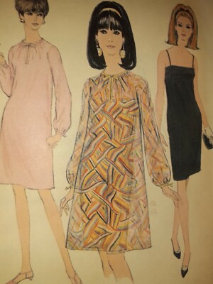 McCall's 8548 Slip Camisole Dress Sewing Pattern Ladies 14 Vtg 60's UC A  Line | eBay
