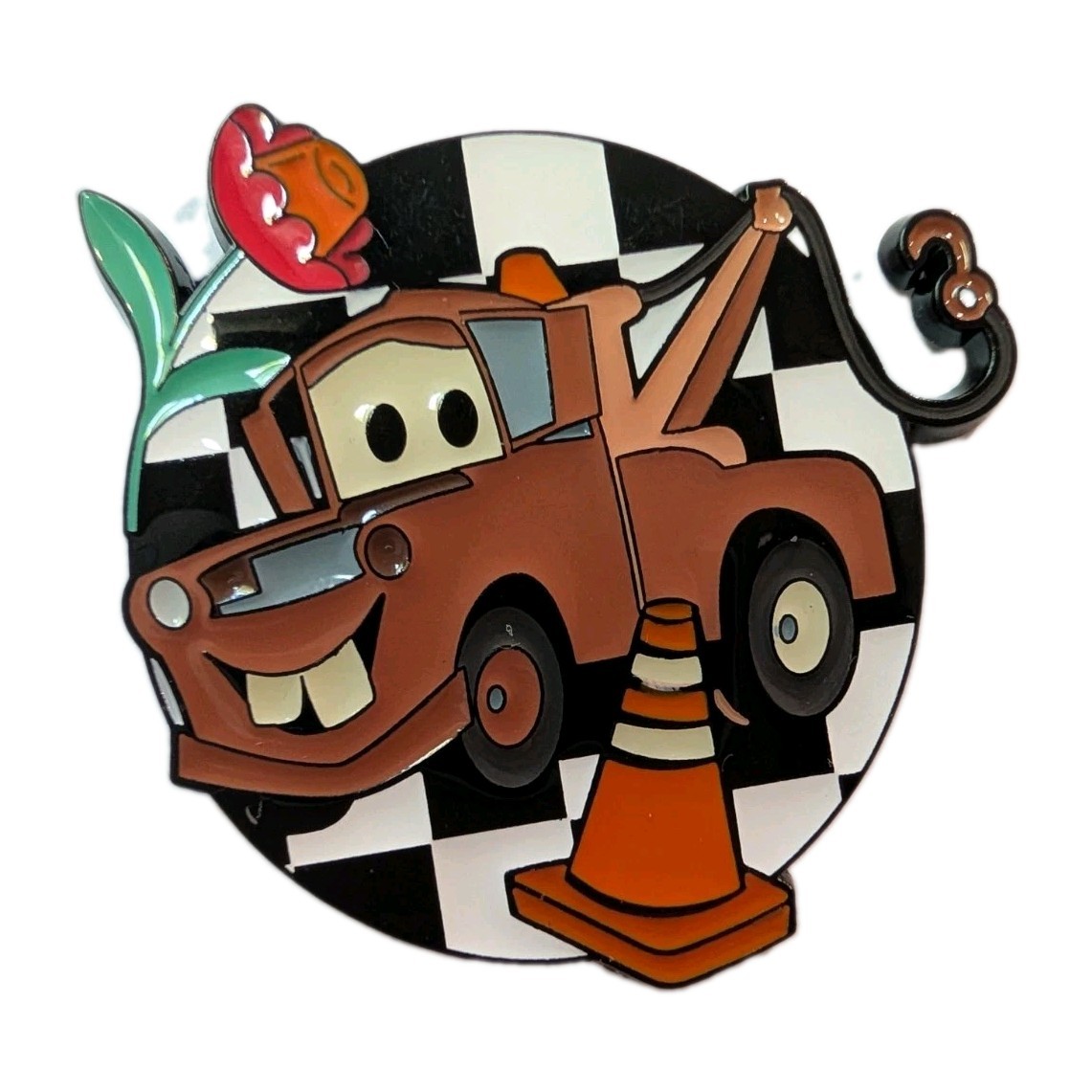 Disney Tow Mater - Pixar Cars on Checkerboards Mystery Pin