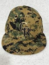 New Era 59Fifty MLB Colorado Rockies Baseball Hat Cap Digital Camo 7 1/4