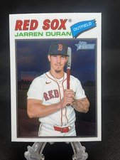 2026 Topps Heritage Chrome Jarren Duran #15 Boston Red Sox
