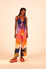Farm Rio Macacao Sossego Wide Leg Jumpsuit