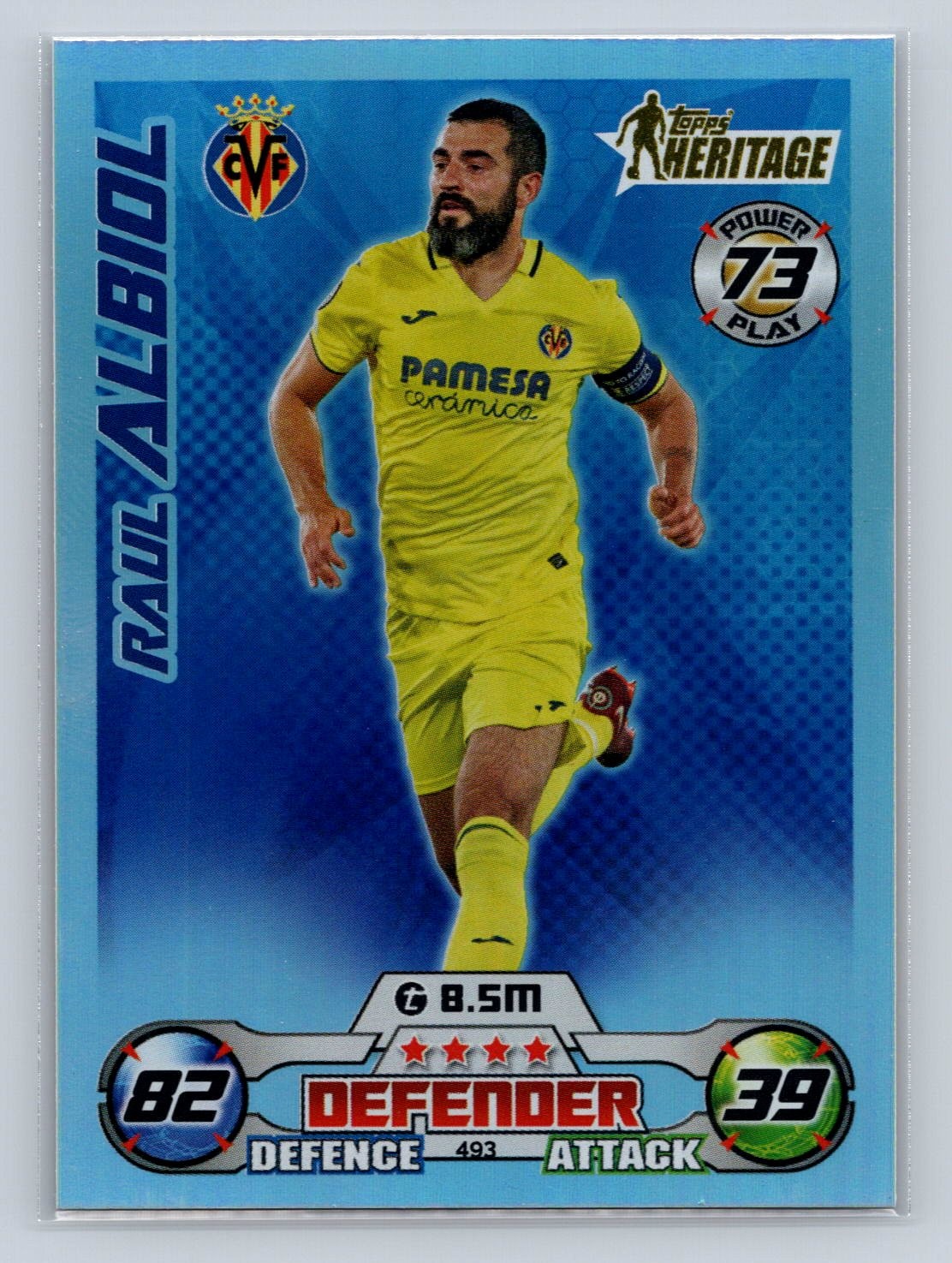 2022-23 Topps Match Attax #493 Raul Albiol