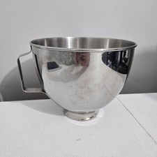 KitchenAid 4.5 Quart Stainless Steel Mixer Bowl With Handle Twist Lock Mixing