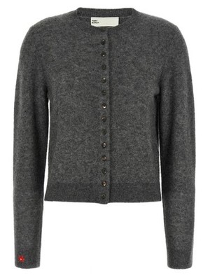 Tory Burch Gray Cashmere Cardigan