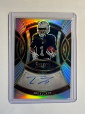 Tre Tucker Silver Autograph 2025 Panini Select #SP-TTR