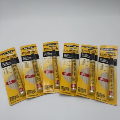 6 Pack Minwax Wood Finish Stain Marker Simply White 275 Touch Up Furniture