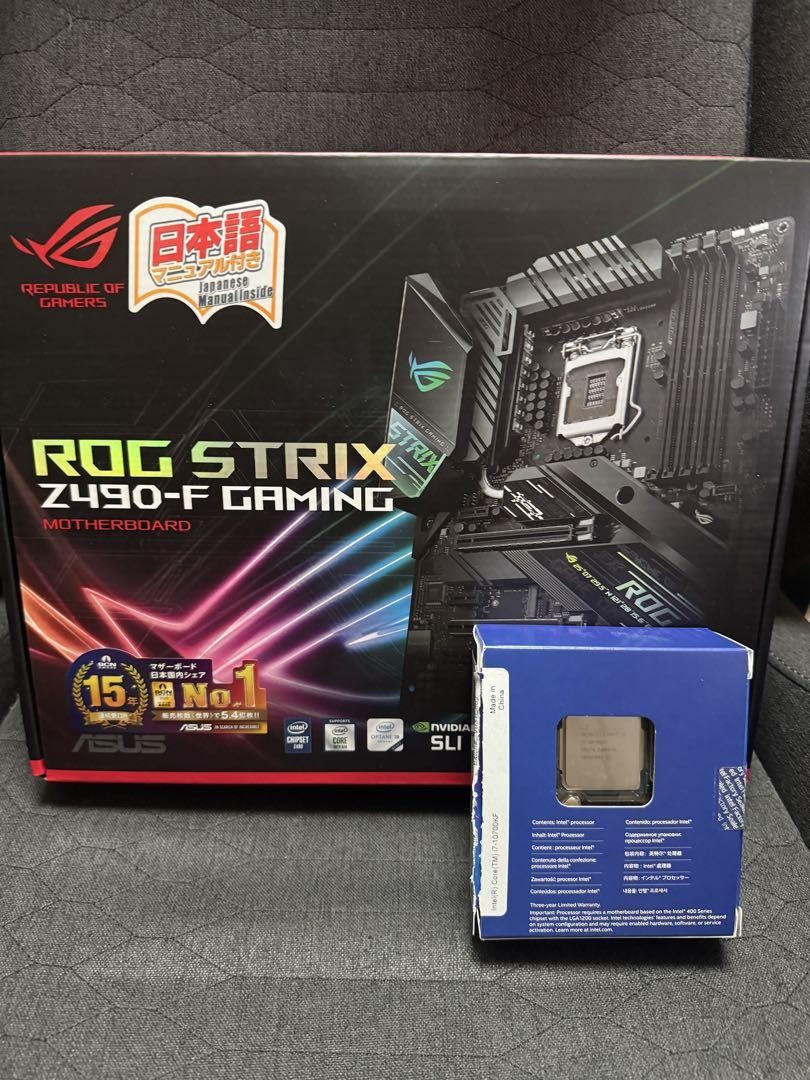 ASUS Z490-F / 10700K / メモリ64GBセット 【公式通販】