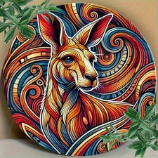 Rotating Colors Australian Koala Design Aluminum Wall Art