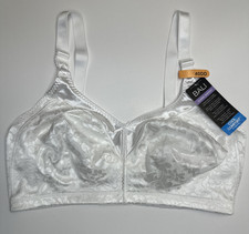 Bali Women's Double Support Spa Closure Wirefree Bra DF3372 White 40DD NEW