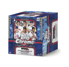 2025 Topps Chrome Update Series Baseball Sapphire Edition Box