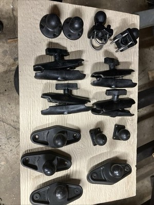 14 Pc  RAM  1.5'' C-Size Ball Mount Double Socket Arm Assortment Set