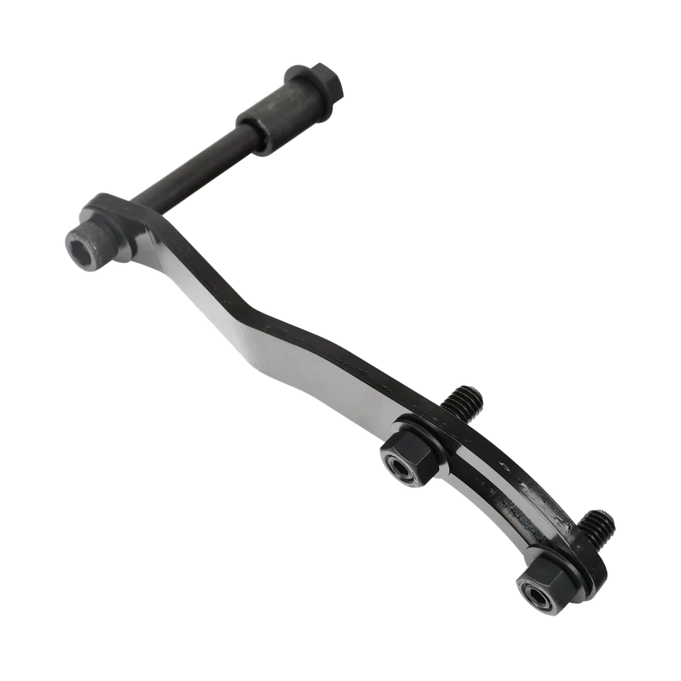 Black Steel Power Steering Pump & Bracket For Small Block Chevy SBC 350 Saginaw - Image 3 of 4