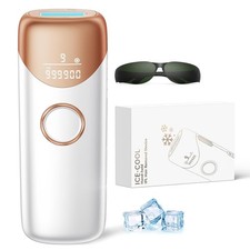 Ubroo Laser Hair Removal with 5  Ice Cooling,Hand-held Hair Removal Device IPL H