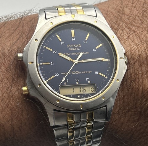 Men’s PULSAR V041-9100 Wrist Watch - Reloj De Hombre Marca PULSAR - 第 1/15 張圖片