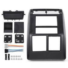 Double Din Stereo Dash Mounting Bezel kit, Compatible with Jeep Wrangler TJ