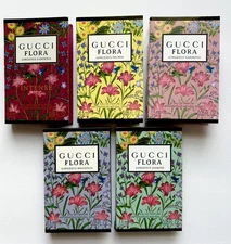 Gucci FLORA Perfume Collection Sample Spray Vial 5pc Set