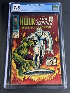 Tales To Astonish #93 Marvel 1967 1st Full Appearance Silver Surfer CGC 7.5
