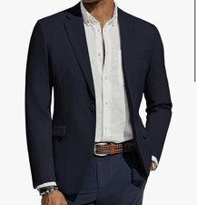 PAUL JONES Mens Blazer Lightweight Casual Two Buttons Suit M