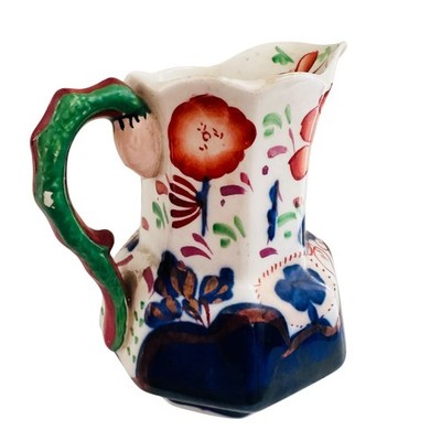Antique Gaudy Dutch 5'' pitcher