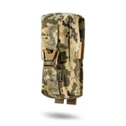 Ukrainian Tactical Double AK/AR Mag Pouch MOLLE Cordura 1000D Pixel Camo