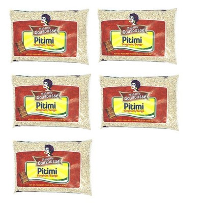 5 Pack Madame Gougousse Pitimi Sorghum Grain 2 lb Bags Gluten Free Whole Grain