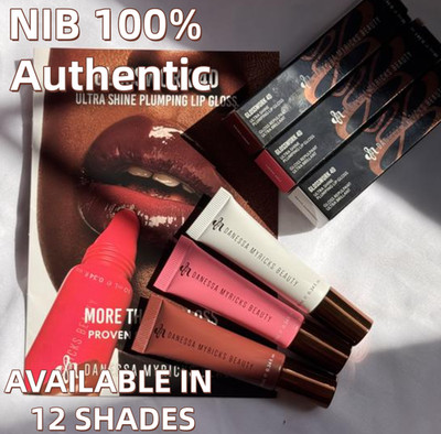 NIB Authentic Danessa Myricks Beauty 4D Ultra Shine Plumping Lip Gloss,7 shades