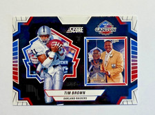 2025 Panini Score Football #20 TIM BROWN Men Of Canton BUY 2 GET 1 FREE