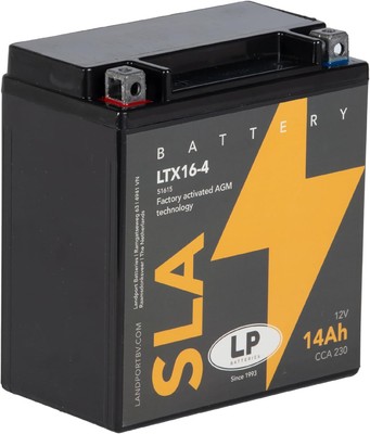 Motorrad LTX16-4 SLA LP Batterie 12V,14Ah,230CCAFits Triumph Tiger 800 2011-2014