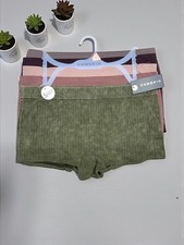 Danskin 5/pk Boyshorts Seamless Panties Style DS3109 Multicolors Size L CUTE