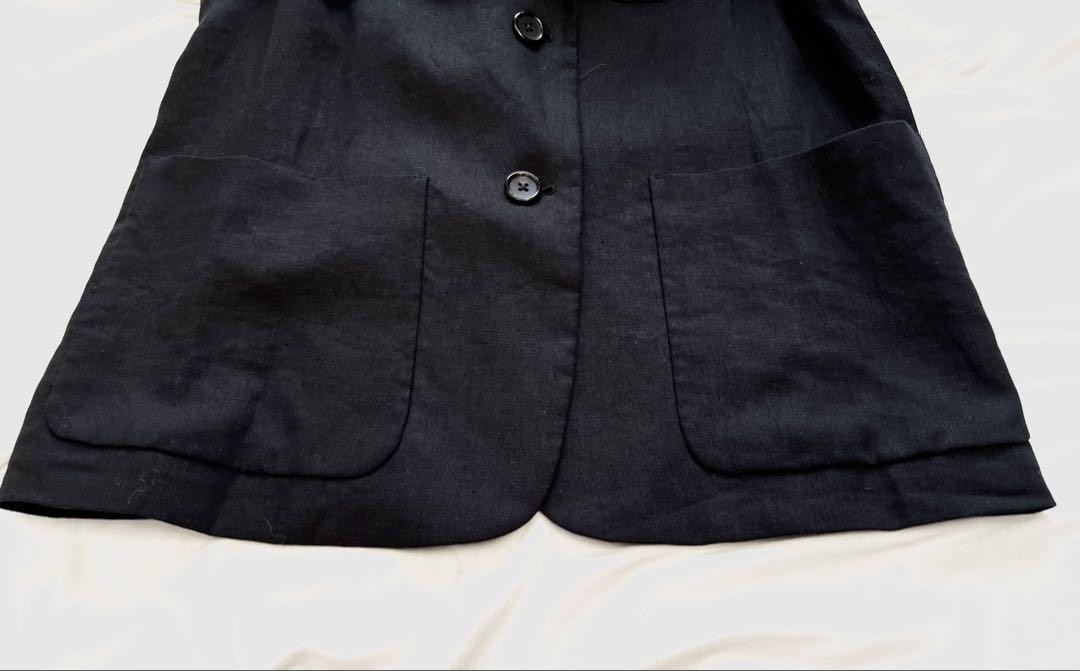 ジャケット・アウター MARGARET HOWELL / linen tailored jacket Margaret Howell Linen Tailored Jacket Black size JPN M/FedEx