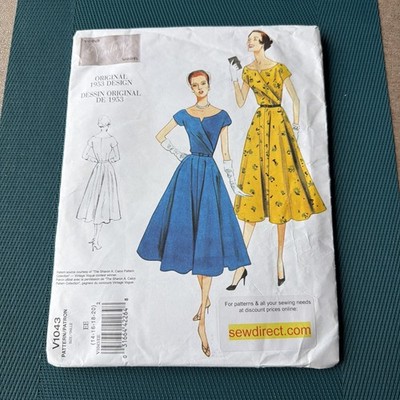 Vogue Vintage Schnittmuster Original 1953 V1043 - Größe 14-20