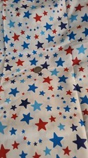 Patriotic Cotton Fabric 2 Continuous Yards 44" Wide