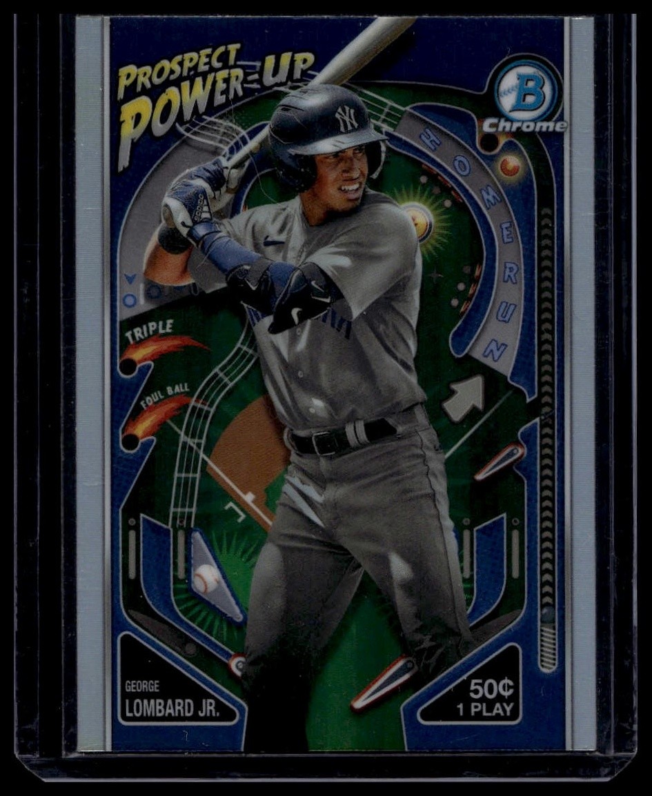 George Lombard Jr. 2024 Bowman #PP-17 Prospect Power-Up New York Yankees
