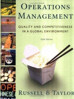 Operations Management : Quality and Competitiveness in a Global E