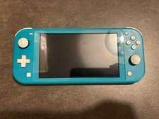 Nintendo Switch Lite Turquoise Console Fully Working USB Charger Casing Damage 1