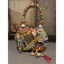 Mary Frances Rare Beaded Bag Multicolor Vintage Embellished Stunning Designer